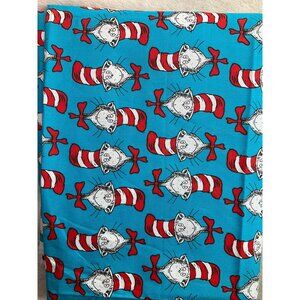 Dr. Seuss Cat in the Hat Robert Kaufman Piece of Fabric Cotton Crafting *Read